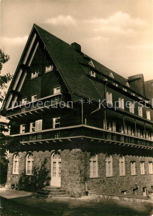 Hartenstein Zwickau FDGB Erholungsheim Aktionseinheit