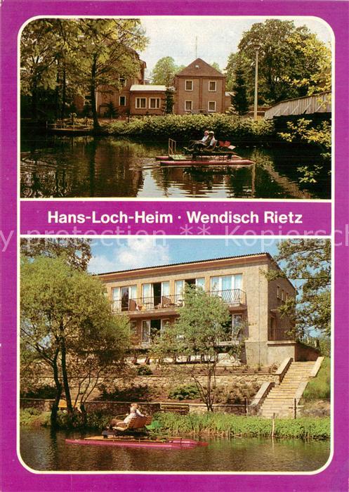 Wendisch Rietz Hans Loch Heim Gondelteich