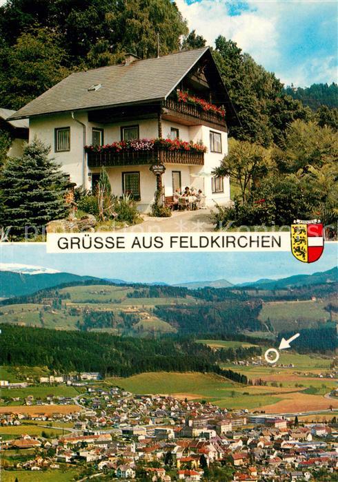 Feldkirchen Kaernten Gaestehaus Prossegger Fliegeraufnahme