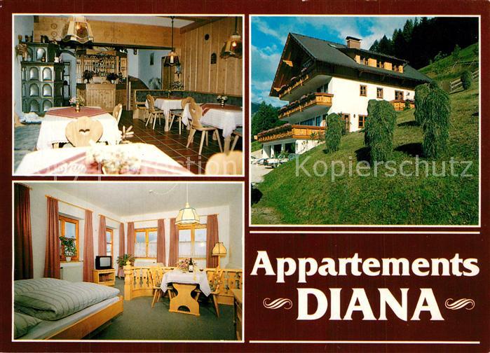 Bad Kleinkirchheim Kaernten Appartements Diana Gaststube Zimmer