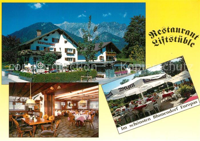 Vandans Vorarlberg Restaurant Liftstueble Gaststube Terrasse