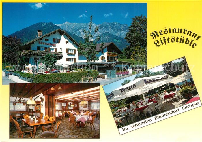 Vandans Vorarlberg Restaurant Liftstueble Gaststube Terrasse