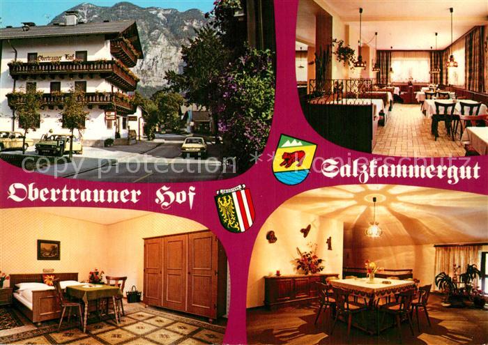 Obertraun Gasthof Restaurant Obertrauner Hof Gastraeume Zimmer