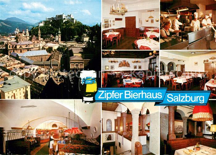 Salzburg Oesterreich Restaurant Zipfer Bierhaus Gastraeume