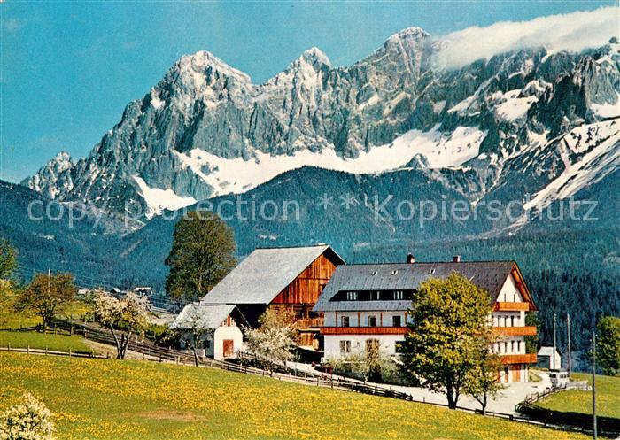 Rohrmoos Schladming Gasthof Schwaiger mit Dachstein