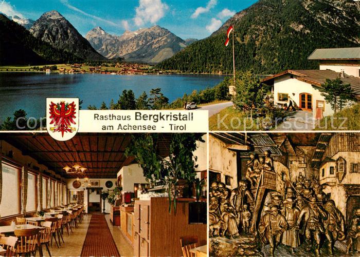 Maurach Achensee Rasthaus Bergkristall Restaurant Tyrol letztes Aufgebot 1809