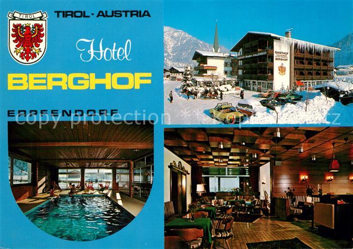 Erpfendorf Gasthof Berghof Hallenbad Gastraum