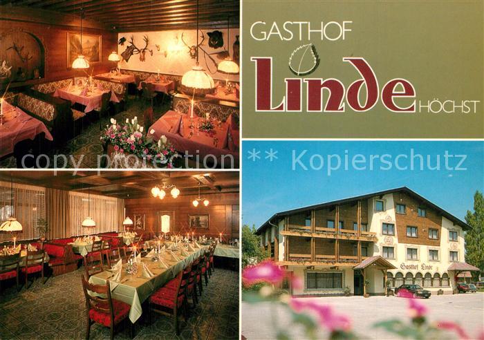 Hoechst Vorarlberg Gasthof Linde Gaststube Speisesaal