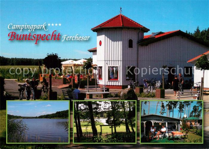 Ferchesar Campingpark Buntspecht Teilansichten