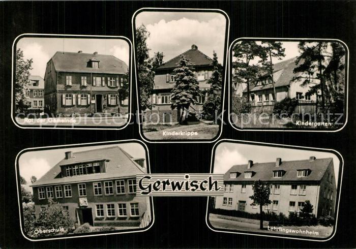 Gerwisch Rat der Gemeinde Kinderkrippe Kindergarten Oberschule Lehrlingsheim