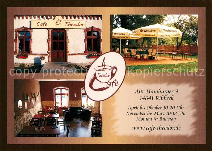Ribbeck Nauen Cafe Theodor Gaststube Terrasse