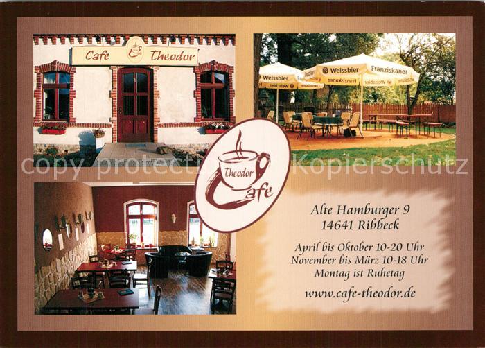 Ribbeck Nauen Cafe Theodor Gaststube Terrasse