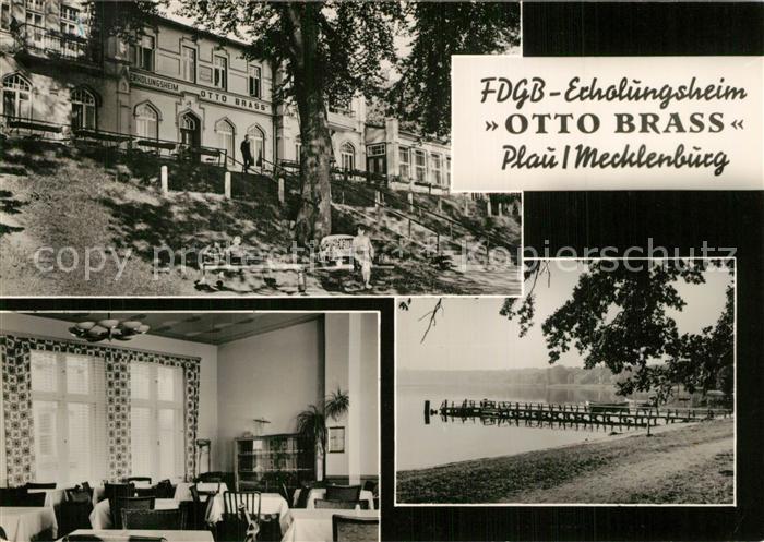 Plau Mecklenburg FDGB Erholungsheim Otto Brass