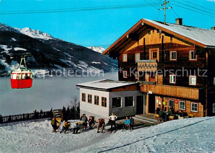 Zell Ziller Tirol Grindl Alm Gasthof Enzian Sepp mit Seilbahnbetrieb
