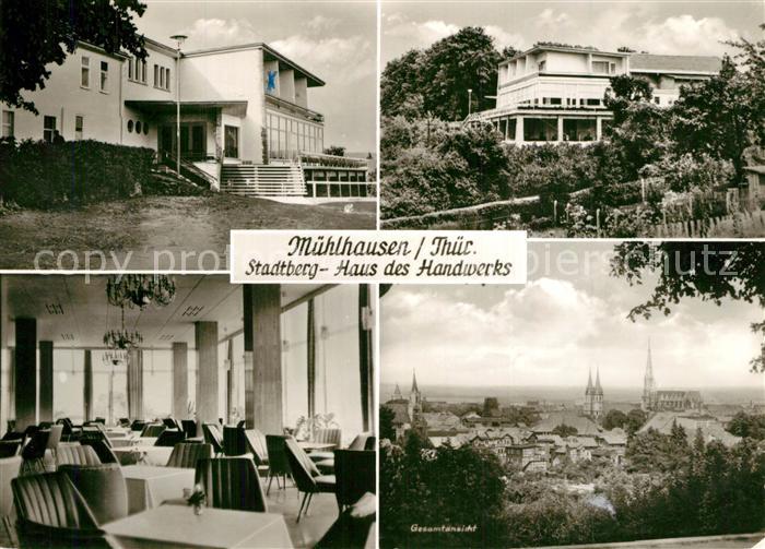 Muehlhausen Vogtland Stadtberg Haus des Handwerks Gastraum Panorama