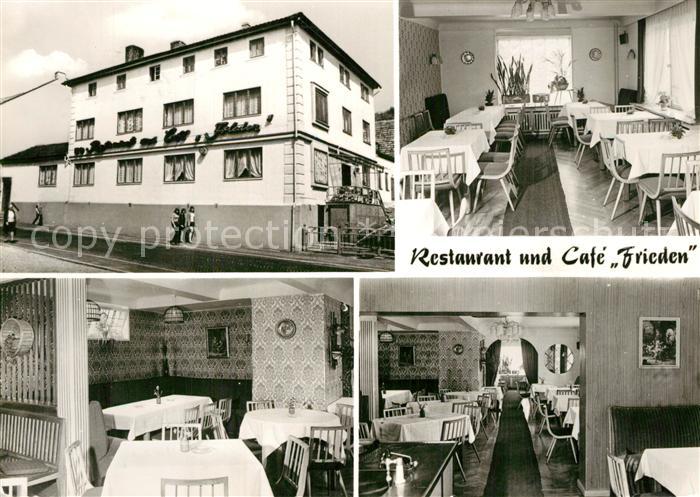 Schweina Bad Liebenstein Restaurant und Cafe Frieden Gastraeume
