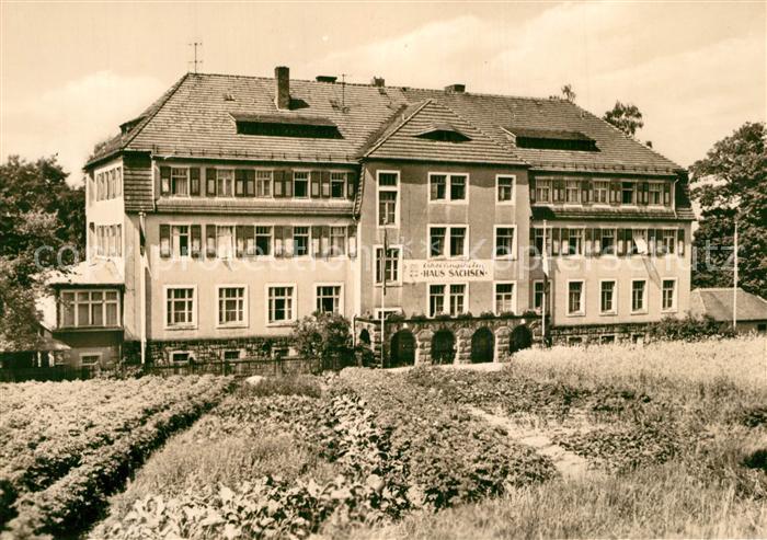 Hohnstein Saechsische Schweiz FDGB Erholungsheim Haus Sachsen