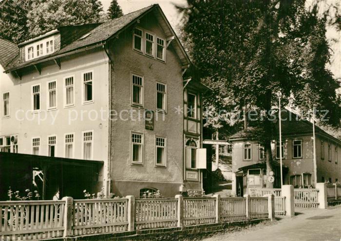 Grossbreitenbach Thueringen FDGB Erholungsheime Bad Finkenmuehle