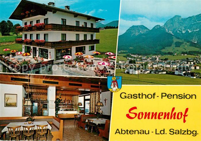 Abtenau Gasthof Pension Sonnenhof Gaststube Panorama
