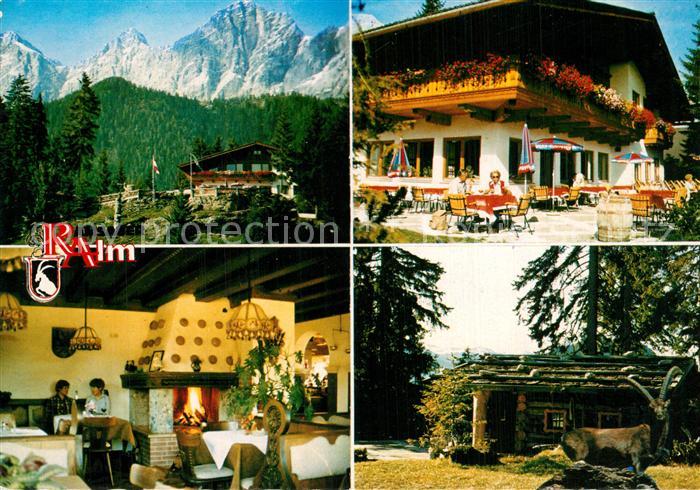 Vorberg Pichl Alpenrestaurant Ramsauer Alm Kaminzimmer Terrasse