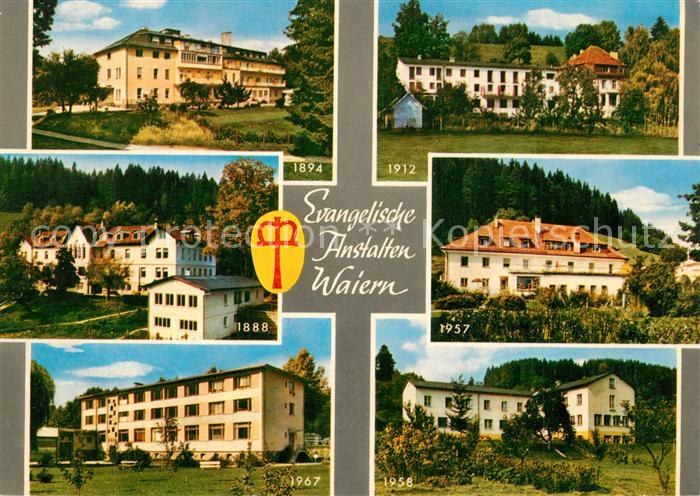 Feldkirchen Kaernten Ev Anstalten Waiern Teilansichten