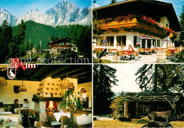 Vorberg Pichl Alpenrestaurant Ramsauer Alm Kaminzimmer Terrasse