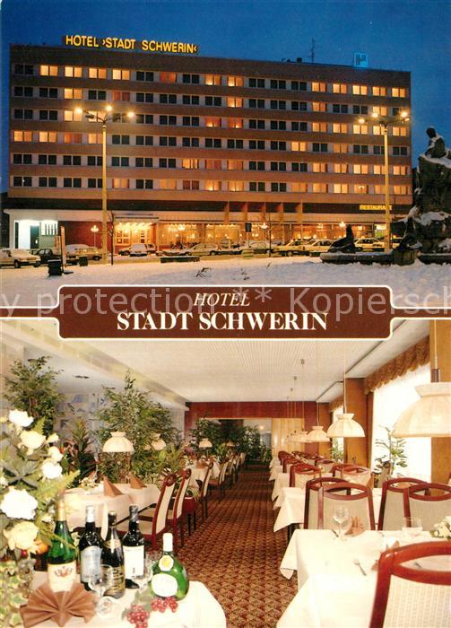 Schwerin Mecklenburg Hotel Stadt Schwerin Gastraum