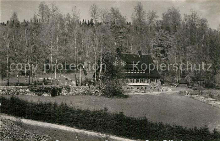 Rittersgruen Jugendherberge Ernst Scheffler Handabzug