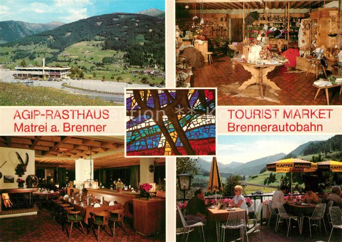Matrei Brenner AGIP Rasthaus Brennerautobahn Restaurant Terrasse