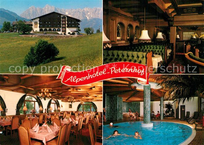 Koessen Tirol Alpenhotel Peternhof Restaurant Hallenbad