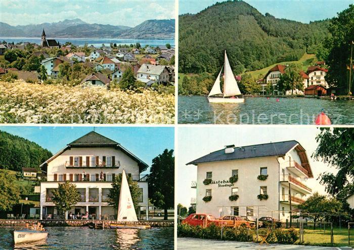 Weyregg Attersee Pension Staudinger Segeln Alpen