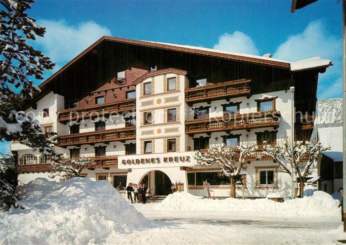 Tannheim Tirol Hotel Restaurant Goldenes Kreuz im Winter