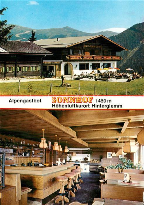 Hinterglemm Saalbach Alpengasthof Sonnhof Restaurant Allgaeuer Alpen