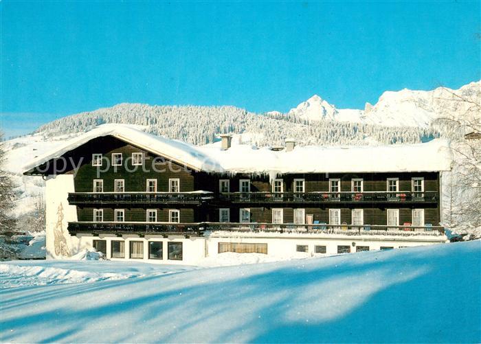 Maria Alm Steinernen Meer Hotel Hintermoos Blattl Winterlandschaft