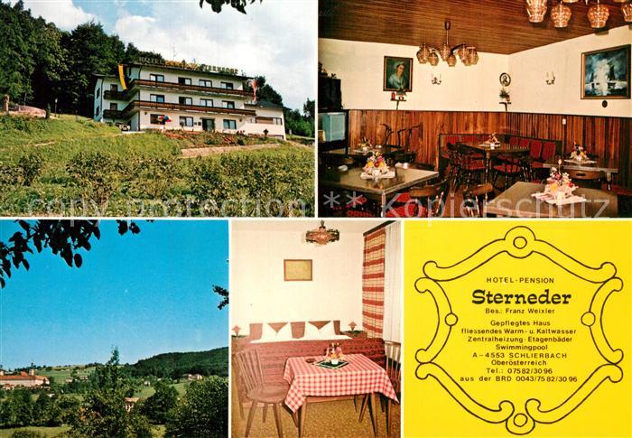 Schlierbach Oberoesterreich Hotel Pension Sterneder Landschaftspanorama