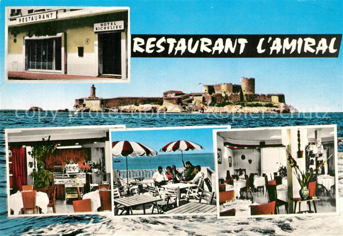 Marseille Bouches-du-Rhone Hotel Riechelieu Restaurant l'Amiral Chateau d If