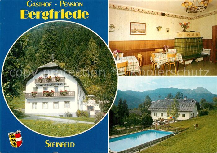 Steinfeld Kaernten Gasthof Pension Bergfriede Swimming Pool Alpenblick