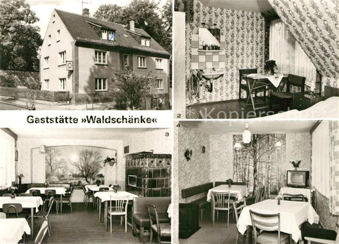 Ruedigsdorf Gaststaette Waldschaenke Gaestezimmer Gaststube Aufenthaltsraum