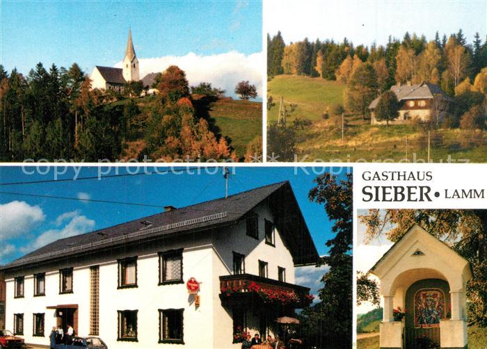 Pustritz Gasthaus Sieber Kirche Kapelle