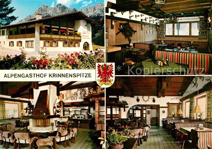 Nesselwaengle Tirol Alpengasthof Krinnenspitze Restaurant Kaminzimmer