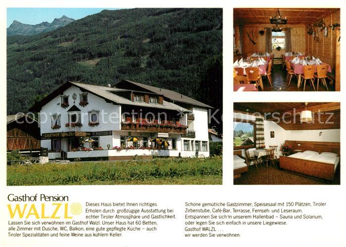 Lans Tirol Gasthof Pension Walzl Gastraum Fremdenzimmer
