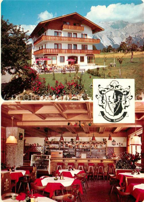 Ramsau Dachstein Steiermark Pension Kobaldhof Gastraum Wappen