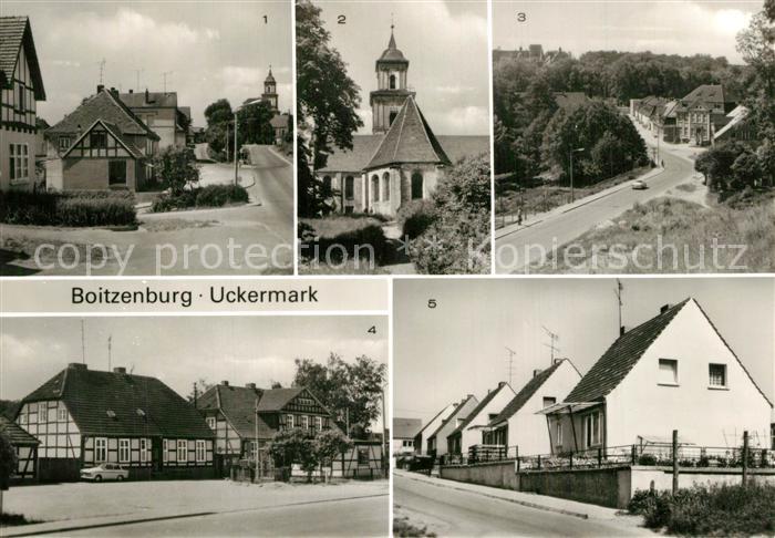 Boitzenburg August Bebel Strasse Pfarrkirche Templiner Strasse Rat der Gemeinde