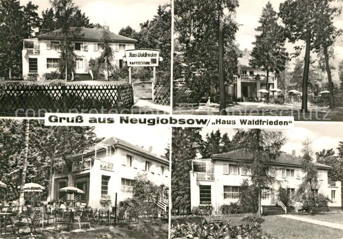 Neuglobsow FDGB Kaffeestube Haus Waldfrieden