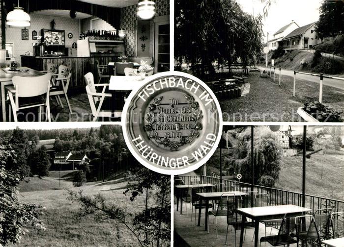 Fischbach Waltershausen Gaststaette Terrasse Landschaft