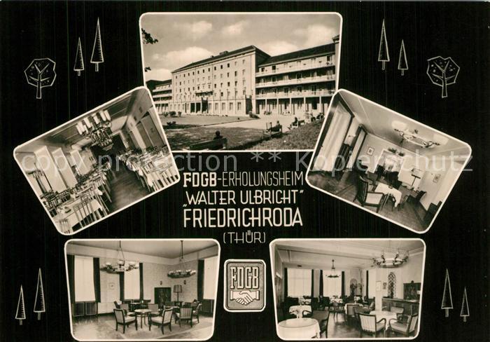 Friedrichroda FDGB Erholungsheim Walter Ulbricht