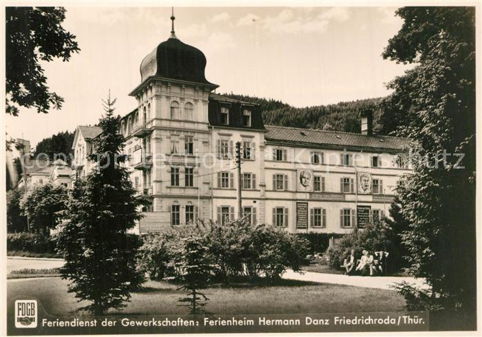 Friedrichroda Feriendienst der Gewerkschaften Ferienheim Hermann Danz