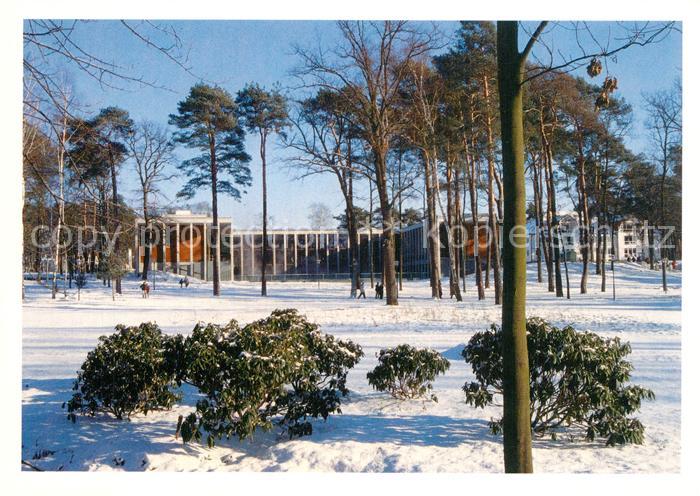 Bad Saarow-Pieskow Kurpark mit Saarow Therme im Winter