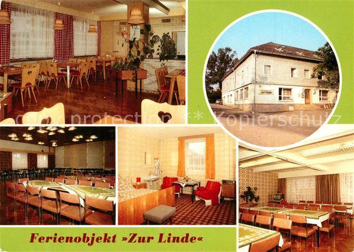 Dreba Ferienobjekt Zur Linde Gaststube Saal Klubraum