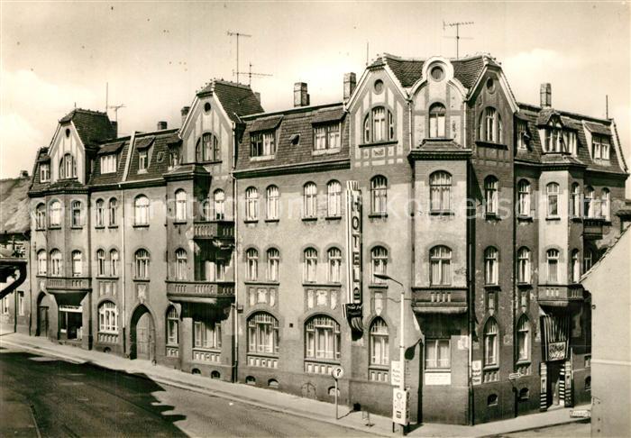 Ronneburg Thueringen HO Wismut Gaststaette und Hotel Glueck auf